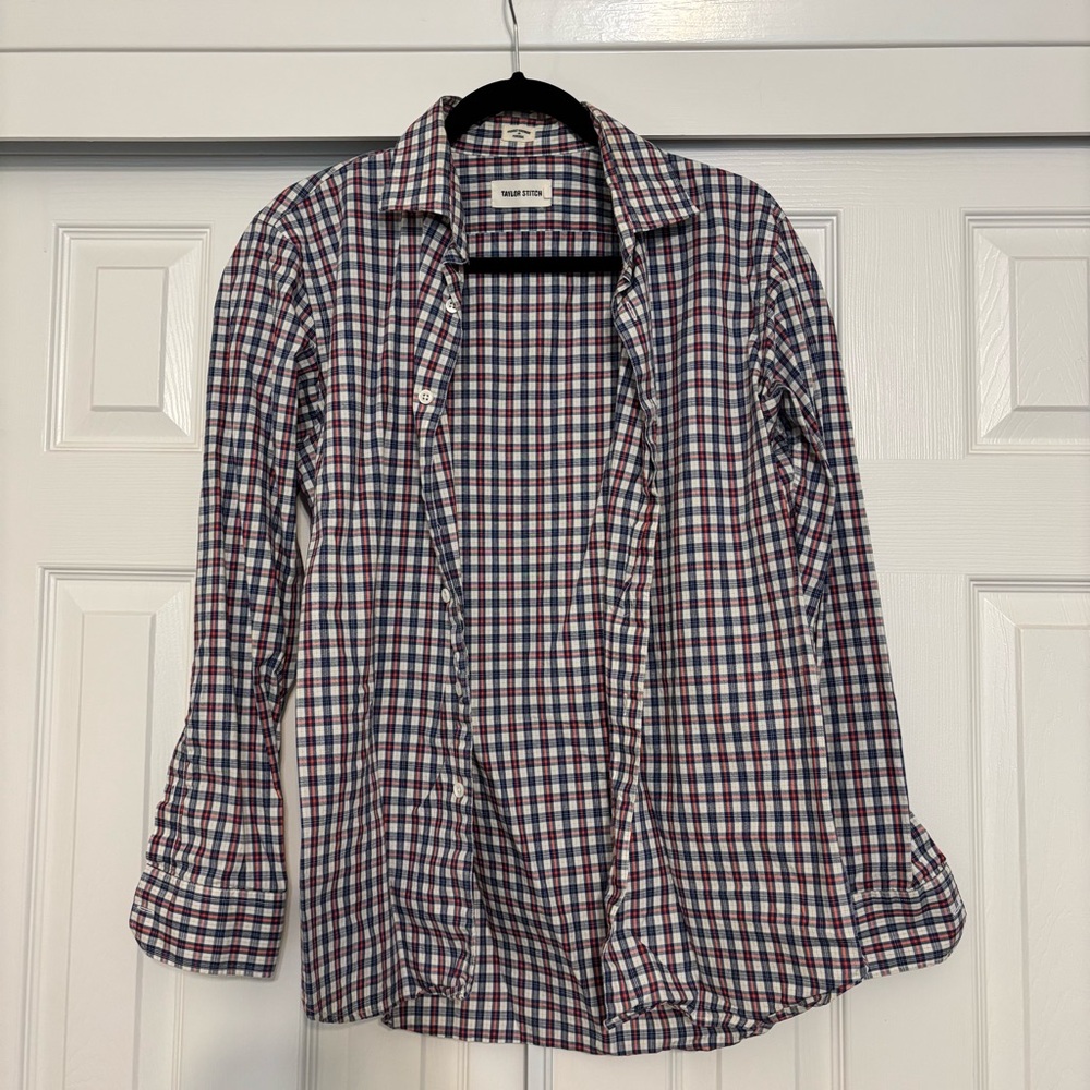 TS Red and Blue Plaid Shirt